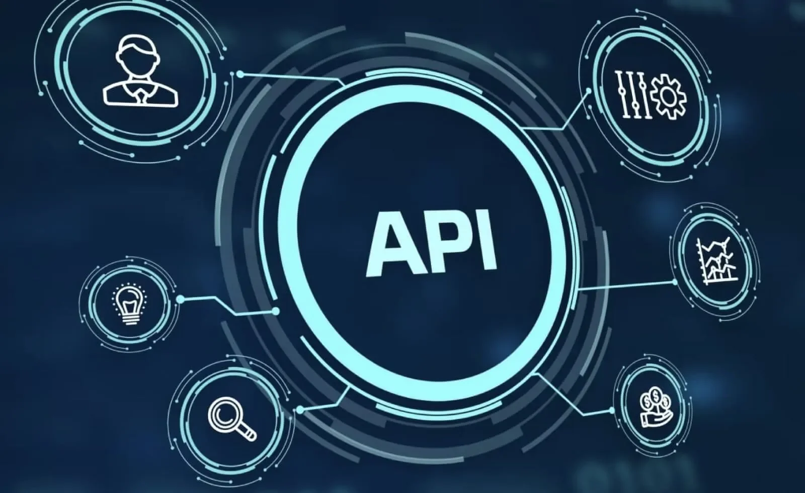 Diagrama de la API de XDentalCloud conectando usuarios, datos y estadísticas