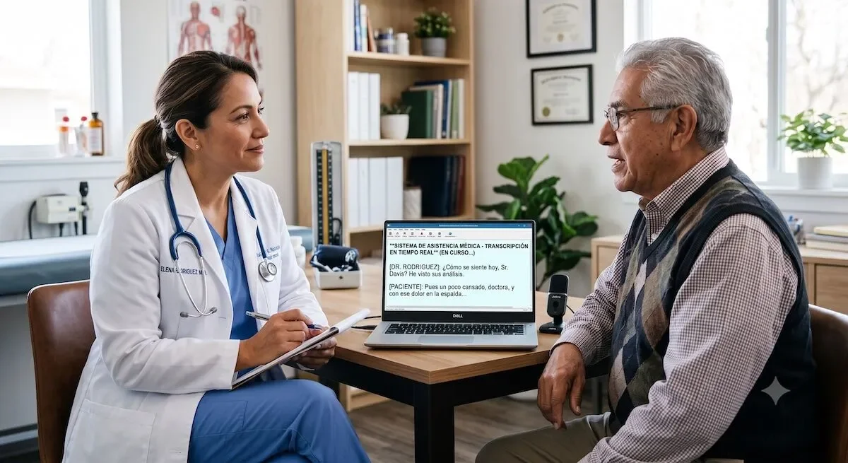 Escucha Clínica: la conversación entre doctora y paciente se transcribe en tiempo real en la historia clínica